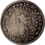 6 Pence Staffordshire - Fazeley / Peels, Harding and Co obverse image