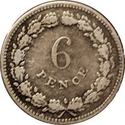 6 Pence Staffordshire - Fazeley / Peels, Harding and Co reverse image
