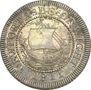 6 Pence Hampshire - Newport, Isle of Wight obverse image