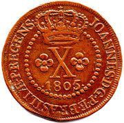 10 Réis - João Prince Regent obverse image
