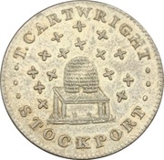 6 Pence Cheshire - Stockport / T.Cartwright obverse image