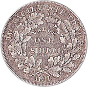 1 Shilling Worcester - To Facilitate Trade reverse image
