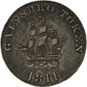 1 Shilling Lincolnshire - Gainsborough / S. Sandars obverse image