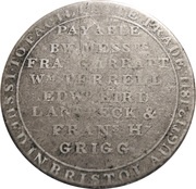 1 Shilling Somersetshire - Bristol / To Facilitate Trade reverse image