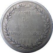1 Shilling Hampshire - Andover / Wakeford's reverse image