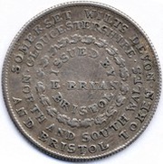1 Shilling Somersetshire - Bristol / E. Bryan reverse image