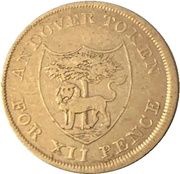 1 Shilling Hampshire - Andover / Wakeford's obverse image