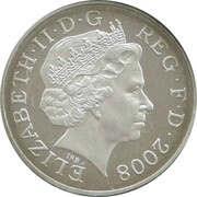 1 Penny - Elizabeth II 4th portrait; Royal Shield, Silver obverse image