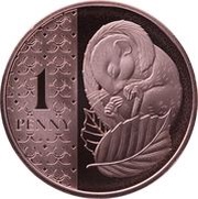 1 Penny - Charles III Hazel Dormouse, United Kingdom, 2023-2024 reverse image