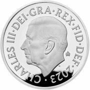 1 Penny - Charles III Hazel Dormouse; Silver Proof obverse image