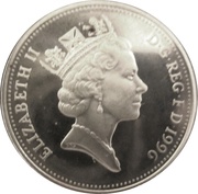 2 Pence - Elizabeth II 3rd portrait; Silver Proof obverse image