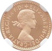 2 Pence - Elizabeth II 1st portrait; Gold Maundy obverse image