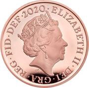 2 Pence - Elizabeth II 5th portrait; Royal Shield obverse image