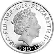 2 Pence - Elizabeth II 5th portrait; Royal Shield, Silver Proof obverse image