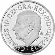 2 Pence - Charles III Red Squirrel; Silver Proof obverse image