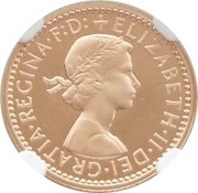 4 Pence - Elizabeth II 1st portrait; Gold Maundy obverse image