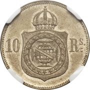 10 Réis Pattern strike reverse image