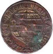 20 Réis - João, Prince Regent Countermark on a 40 Reis obverse image