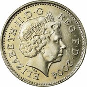 10 Pence - Elizabeth II 4th portrait; Crowned Lion obverse image