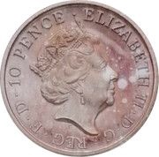 10 Pence - Elizabeth II 5th portrait; 1/20 oz Fine Silver obverse image