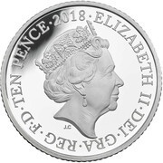 10 Pence - Elizabeth II E - English Breakfast; Silver Proof obverse image
