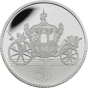 10 Pence - Elizabeth II J - Jubilee; Silver Proof, United Kingdom, 2018 reverse image