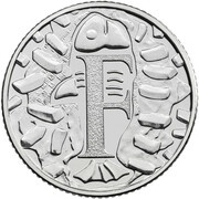 10 Pence - Elizabeth II 5th portrait; F - Fish and Chips, United Kingdom, 2018-2019 reverse image