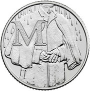 10 Pence - Elizabeth II 5th portrait; M - Mackintosh, United Kingdom, 2018-2019 reverse image