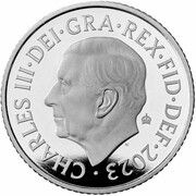 10 Pence - Charles III Capercaillie; Silver Proof obverse image