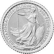 20 Pence - Charles III 1/10 oz Fine Silver, United Kingdom, 2024 reverse image
