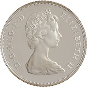 25 New Pence - Elizabeth II Royal Wedding; Silver Proof obverse image