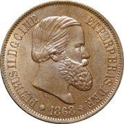 20 Réis - Pedro II obverse image