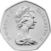 50 Pence - Elizabeth II Entry into EEC; Silver Piedfort obverse image