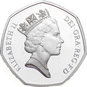 50 Pence - Elizabeth II European Community; Silver Piedfort obverse image