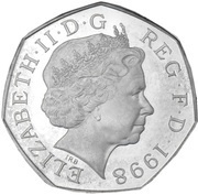 50 Pence - Elizabeth II European Union; Silver Proof obverse image
