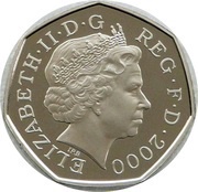 50 Pence - Elizabeth II Public Libraries; Silver Proof obverse image
