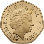 50 Pence - Elizabeth II Victoria Cross, soldier; Gold Proof obverse image