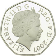 50 Pence - Elizabeth II Scouting Movement; Silver Proof obverse image
