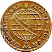 40 Réis - Maria I Small Type; Lisbon Mint, Brazil, 1799 reverse image
