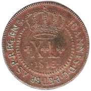 40 Réis - João, Prince Regent 2 Vinténs obverse image