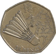 50 Pence - Elizabeth II 4th portrait; Badminton, United Kingdom, 2011 reverse image