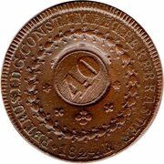 40 Réis - Pedro I Countermarked 80 Réis obverse image