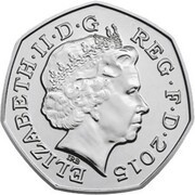 50 Pence - Elizabeth II Battle of Britain; Silver Piedfort obverse image
