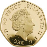50 Pence - Elizabeth II Battle of Hastings; Gold Proof obverse image
