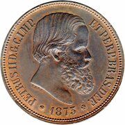 40 Réis - Pedro II obverse image