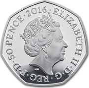 50 Pence - Elizabeth II Beatrix Potter; Silver Piedfort obverse image