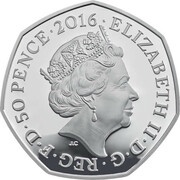 50 Pence - Elizabeth II Jemima Puddle-Duck; Silver Proof obverse image
