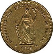 40 Réis Pattern Strike obverse image