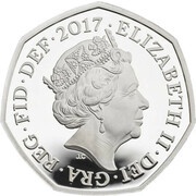 50 Pence - Elizabeth II Sir Isaac Newton; Silver Proof obverse image