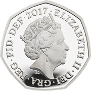 50 Pence - Elizabeth II Tom Kitten; Silver Proof obverse image